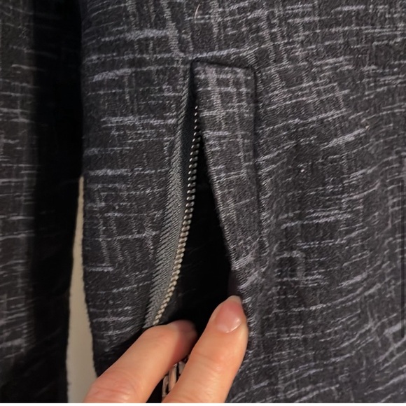 REISS Bomber Sherpa shearling collar jacket - Picture 5 of 10